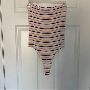 Striped Tube Bodysuit